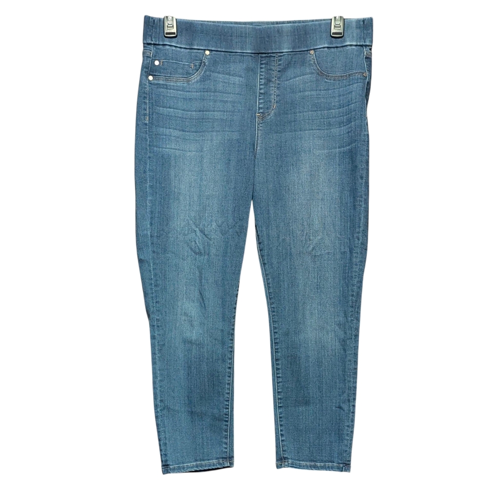 Liverpool Blue Denim Capri Jeans